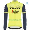 Fietskleding (Fietsshirt Lange Mouw + Lange Koersbroek) 2020 Trek-Segafredo N002 Winter Thermal Fleece
